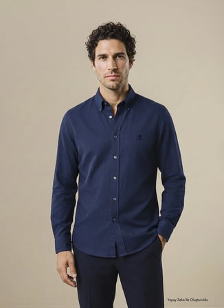 Brooks Brothers Gömlek, 2XL, Lacivert