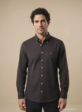 Brooks Brothers Gömlek, 2XL, Kahve
