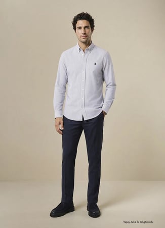 Brooks Brothers G, 2XL, Lacivert - Beyaz