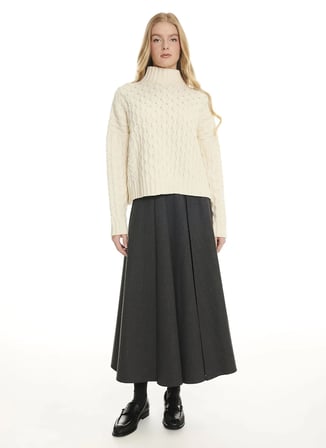 Ted Baker Antrasit Kadın Etek TBWRSK3004