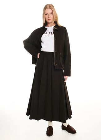 Ted Baker Kahverengi Kadın Etek TBWRSK3004-1
