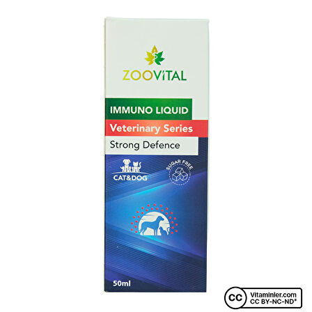 Zoovital Immuno Liquid For Cats and Dogs 50 mL - AROMASIZ