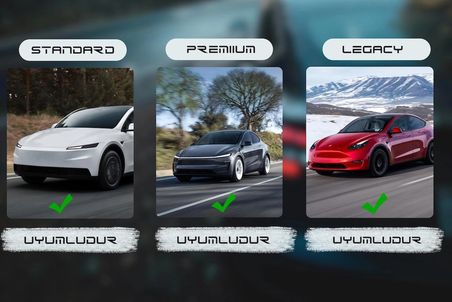 T PARTS Tesla Model Y Kemer Tutucu 2'Li Set