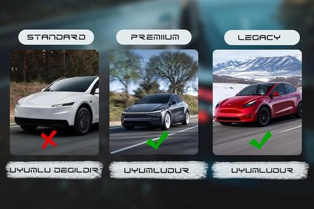 T PARTS Tesla Model 3 Y Koltuk Arkası Askılık Seti