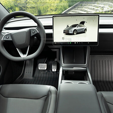 Model Y 2025+ Juniper Premium 3D Havuzlu Paspas Seti