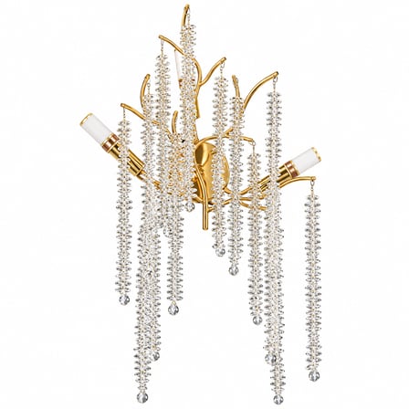 Dina Serip Gold Kaplamalı Modern Tasarım Salon Kristal Yatak Başı Aplik