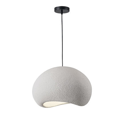 Tretan Tekli Beyaz Modern Sarkıt Oturma Odası Salon Sarkıt Avize