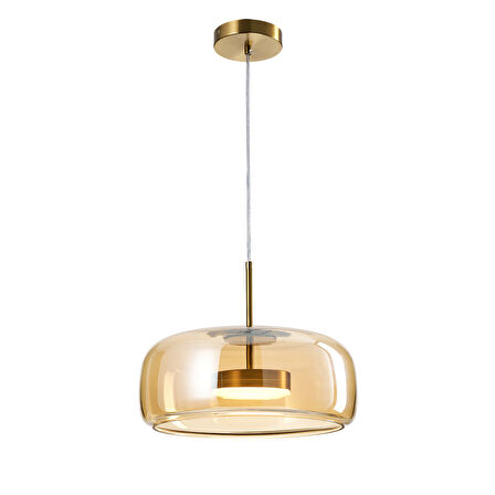 Nantes 12 Watt 3000K Eskitme Bal Camlı Tekli Led Sarkıt Avize