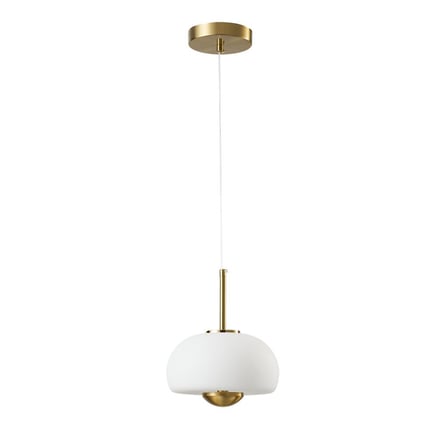 Tres Tekli 7 Watt 3000K Eskitme Beyaz Camlı Led Sarkıt Avize