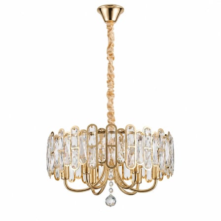 Tortes 50'Lik Gold Kristal Taşlı Avize