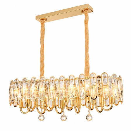 Tortes 80'Lik Gold Kristal Taşlı Avize
