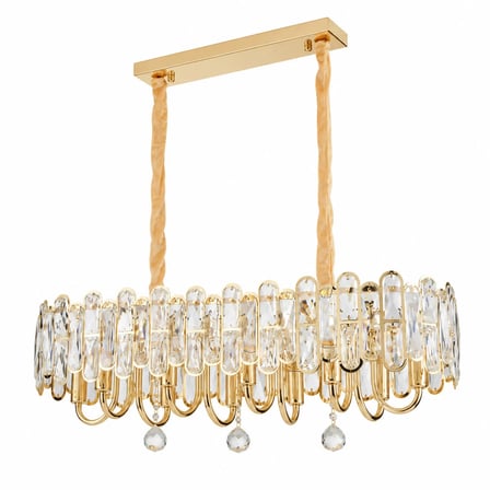 Tortes 80'Lik Gold Kristal Taşlı Avize