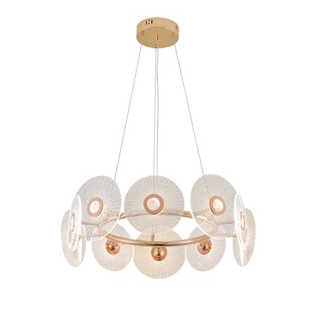 Vetro 10'lu Yuvarlak Led Salon Avize