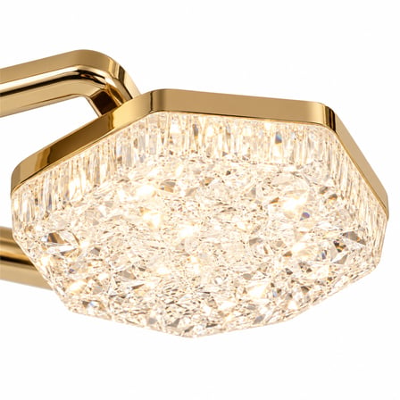 Matiz 3'lü Gold Plafonyer Led Avize
