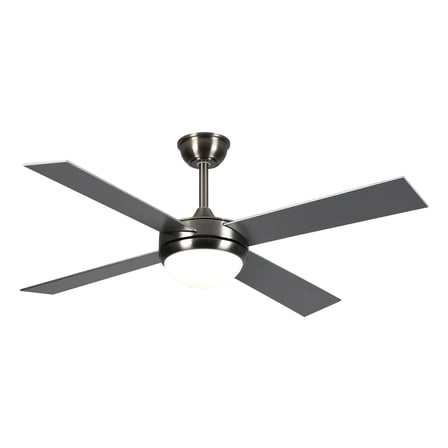 Ellis 4'lü Modern Tasarım Tavan Vantilatörü LED Avize Kumandalı Mobil Uygulamalı 3 Renk Aydınlatma Sessiz DC Motor
