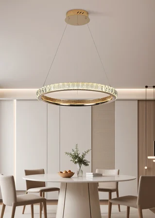 LUCA 60 LIK GOLD LEDLİ AVİZE