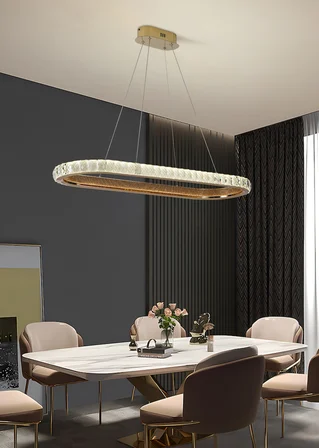 LUCA SIRALI GOLD LEDLİ AVİZE