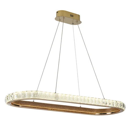 LUCA SIRALI GOLD LEDLİ AVİZE