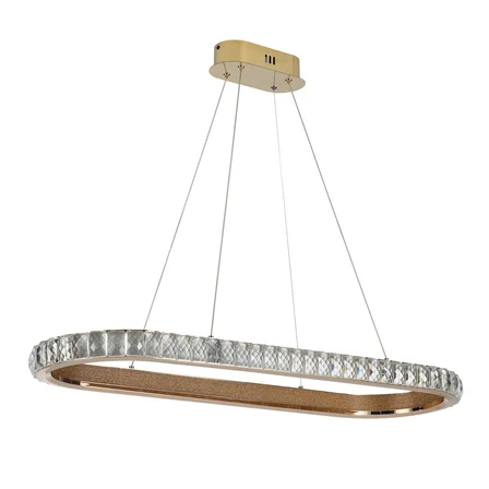 LUCA SIRALI GOLD LEDLİ AVİZE