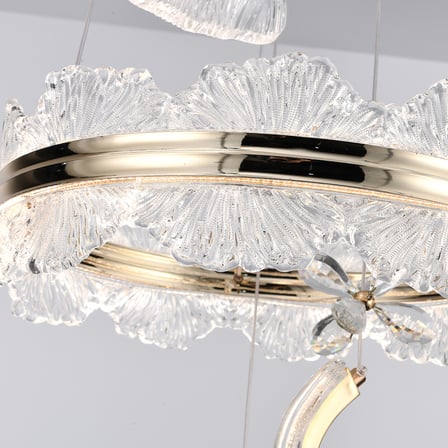 LILIANA 3'LÜ GOLD LED AVİZE