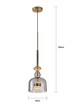  Lumınıs 12W Modern Tekli LED Avize - Salon ve Mutfak Aydınlatma