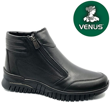 Venüs Ekko Hakiki Deri Düz Kaymaz Taban Ortopedik Kadın Bot