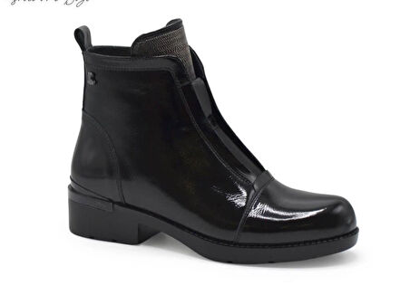 VENÜS 2154210K KALIN TOPUK FERMUARLI KADIN  DERİ BOT