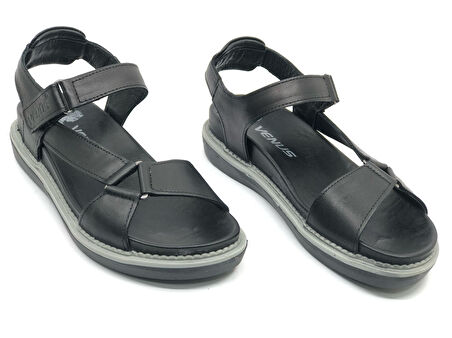 Venüs Sisu Hakiki Deri Comfort Ortopedik Kadın Sandalet