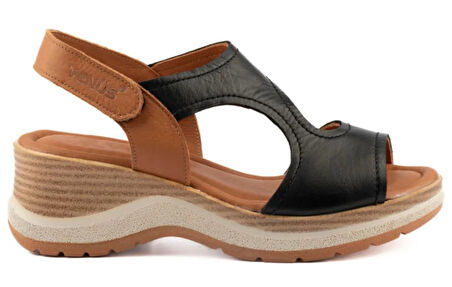 Venüs Noble Hakiki Deri Comfort Ortopedik Kadın Sandalet