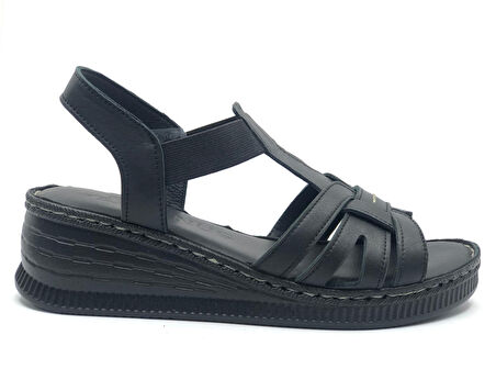 Venüs Tog Hakiki Deri Comfort Ortopedik Kadın Sandalet
