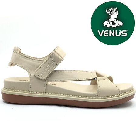 Venüs Sisu Hakiki Deri Comfort Ortopedik Kadın Sandalet