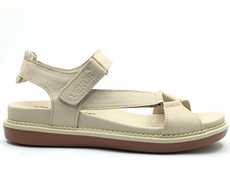 Venüs Sisu Hakiki Deri Comfort Ortopedik Kadın Sandalet