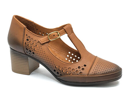 Venüs Cosmos Hakiki Deri Comfort Ortopedik Kadın Topuklu Ayakkabı