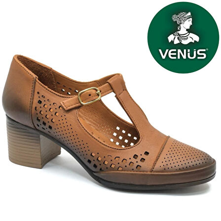 Venüs Cosmos Hakiki Deri Comfort Ortopedik Kadın Topuklu Ayakkabı