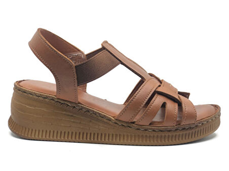 Venüs Tog Hakiki Deri Comfort Ortopedik Kadın Sandalet