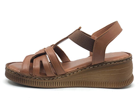 Venüs Tog Hakiki Deri Comfort Ortopedik Kadın Sandalet