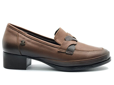 Venüs Cedrus Hakiki Deri Comfort Ortopedik Kadın Topuklu Ayakkabı