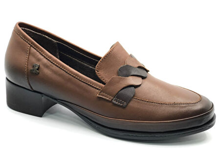 Venüs Cedrus Hakiki Deri Comfort Ortopedik Kadın Topuklu Ayakkabı