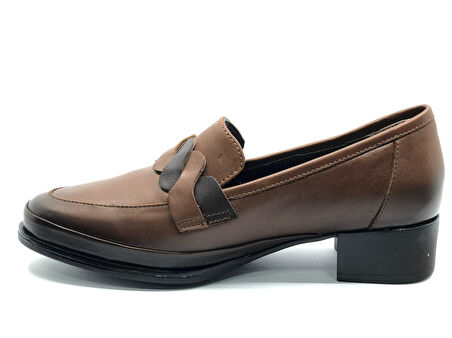 Venüs Cedrus Hakiki Deri Comfort Ortopedik Kadın Topuklu Ayakkabı