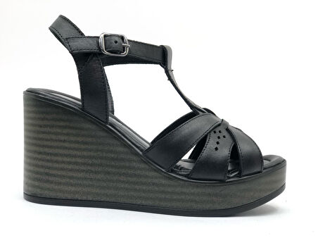 Venüs Upsa Hakiki Deri Comfort Ortopedik Kadın Sandalet