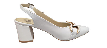 VENÜS 25461074Y TOPUKLU TOKA DETAYLI KADIN DERİ AYAKKABI