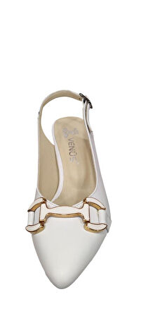 VENÜS 25461074Y TOPUKLU TOKA DETAYLI KADIN DERİ AYAKKABI