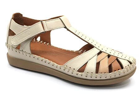 Venüs Margit Hakiki Deri Comfort Ortopedik Kadın Sandalet