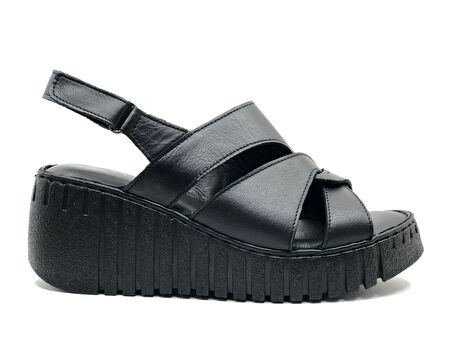 Venüs Morgen Hakiki Deri Comfort Ortopedik Kadın Sandalet