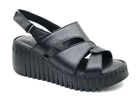 Venüs Morgen Hakiki Deri Comfort Ortopedik Kadın Sandalet