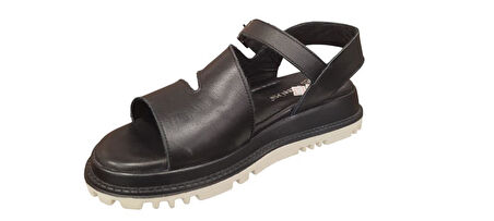 VENÜS 25470015Y KALIN TABAN ORTOPEDİK DERİ KADIN SANDALET