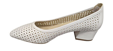 VENÜS 25461047Y TOPUKLU KADIN YAZLIK DERİ AYAKKABI