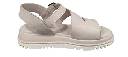 VENÜS 25470015Y KALIN TABAN ORTOPEDİK DERİ KADIN SANDALET