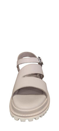 VENÜS 25470015Y KALIN TABAN ORTOPEDİK DERİ KADIN SANDALET