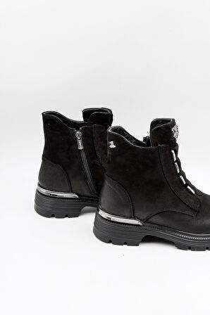 Venüs Kadın Hakiki Deri  Bot 2353524K - Siyah - 36